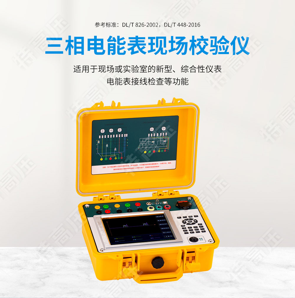 HTDN-3C 三相电能表现场校验仪(图1) 三相电能表检定装置